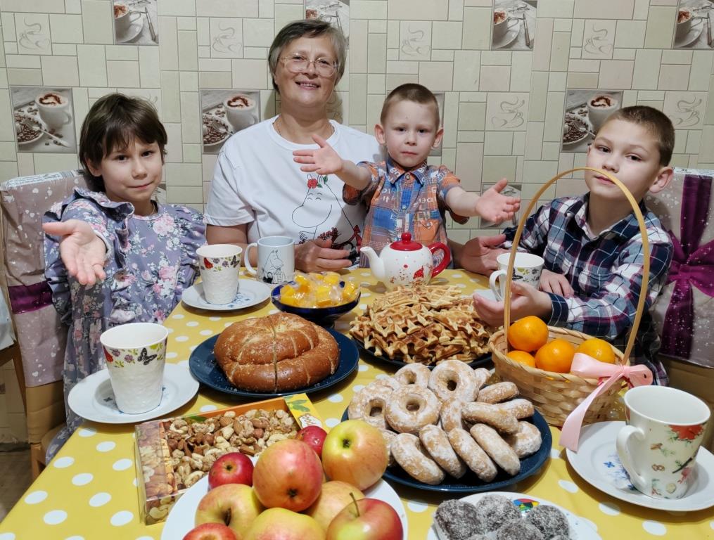 В гостях у приемной семьи Головковой О.С. (Глусский район)